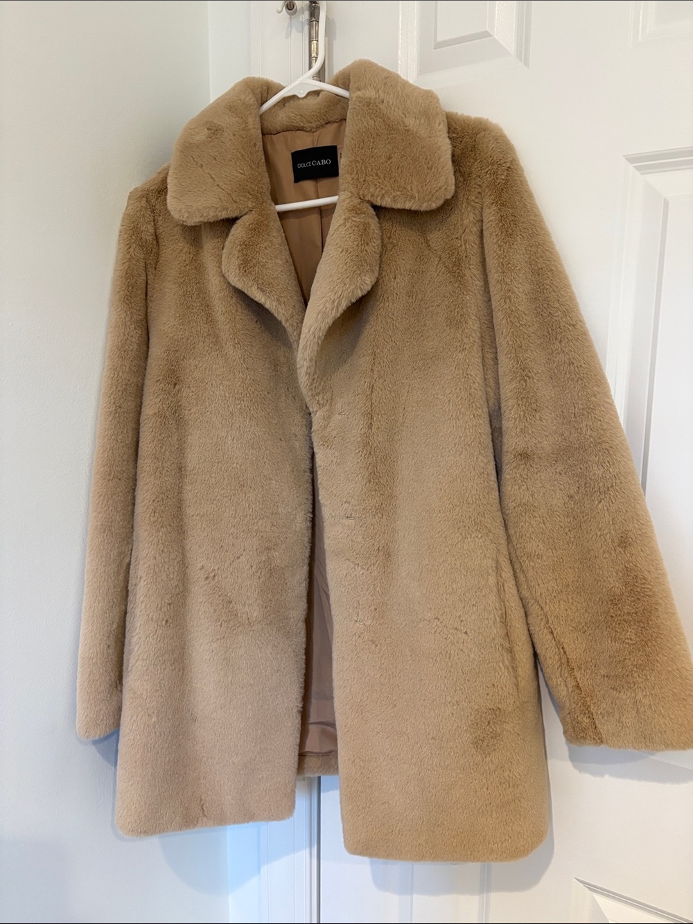 Super soft faux fur coat